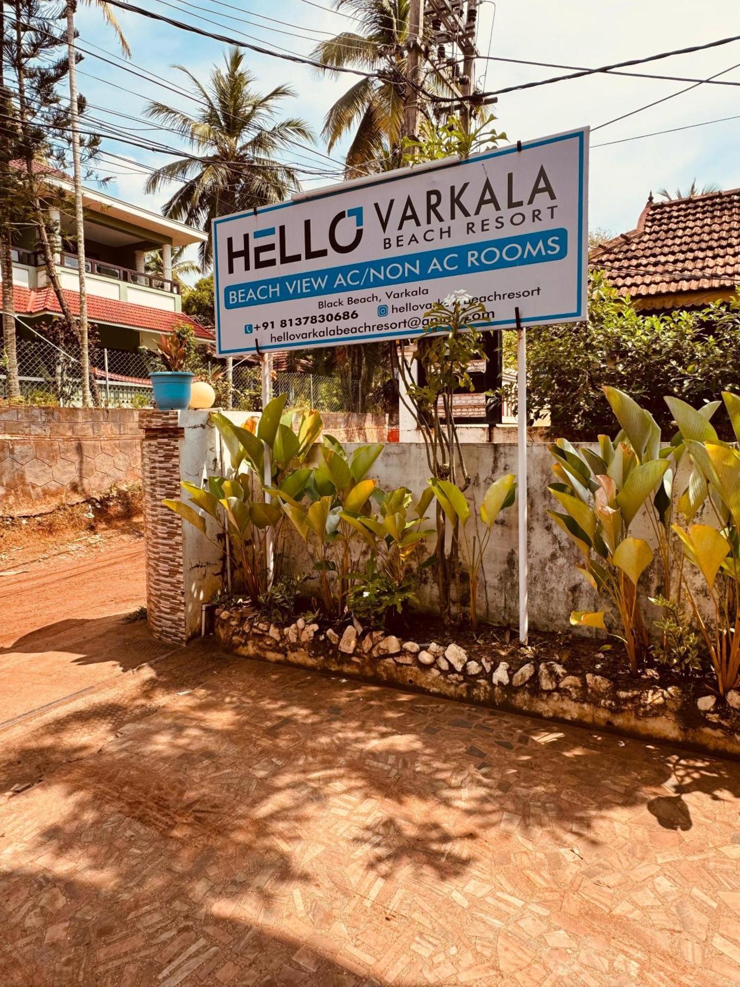 Beach View Balcony Resort By Hello Varkala Exterior photo